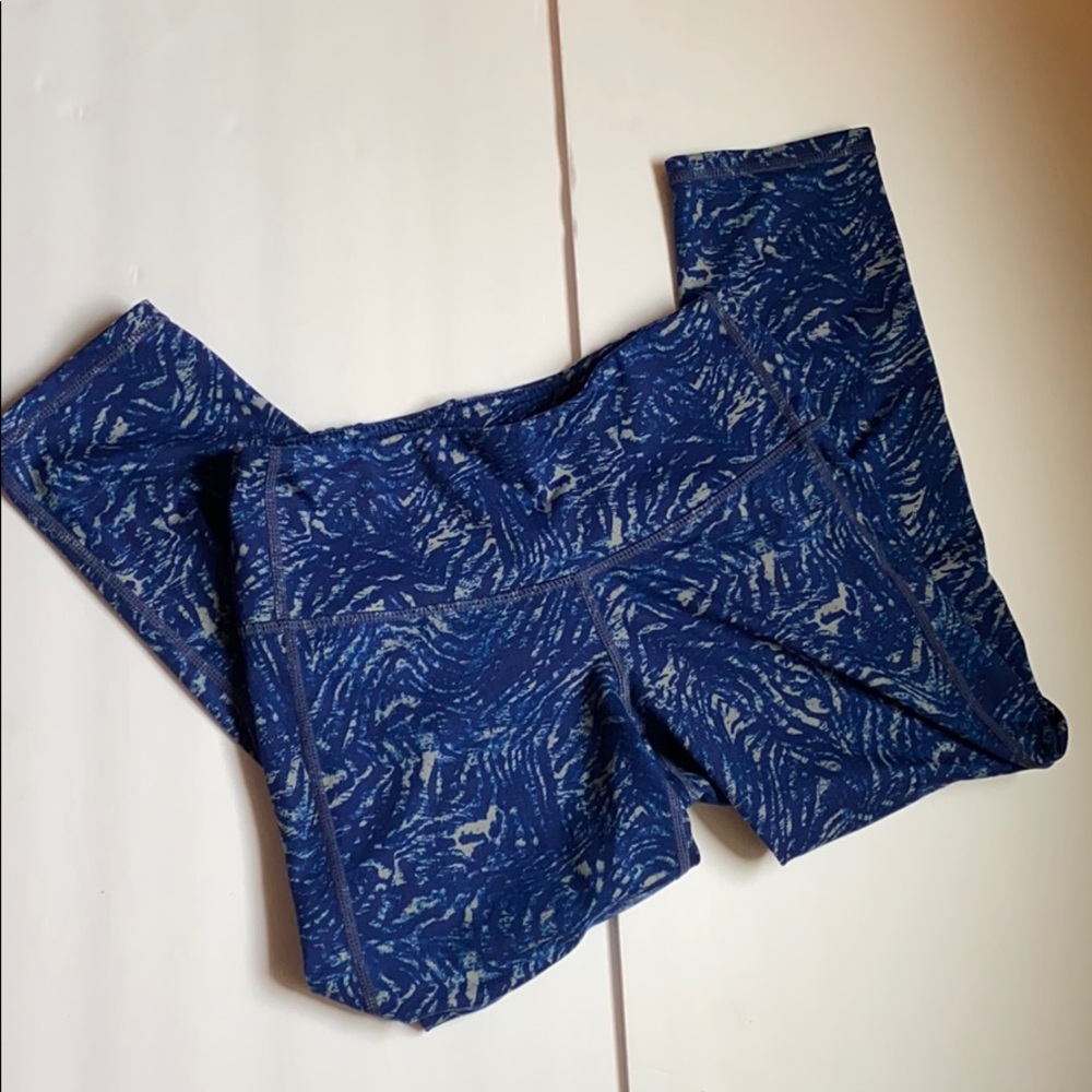 Athleta xs blue athletic leggings